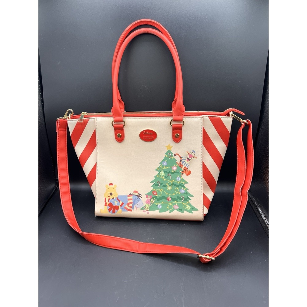 Her Universe Disney Winnie The Pooh Christmas Ornament Shoulder Tote Bag - Picture 15 of 16